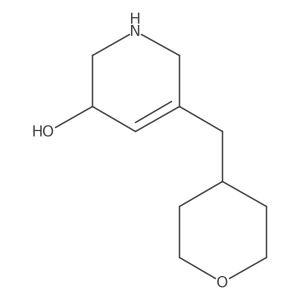 5-[(Oxan-4-yl)methyl]-1,2,3,6-tetrahydropyridin-3-ol Structure