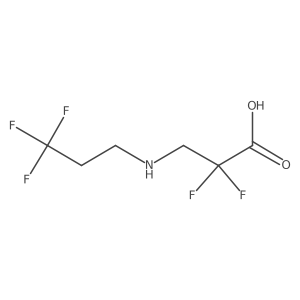 2,2-Difluoro-3-[(3,3,3-trifluoropropyl)amino]propanoic acid Structure