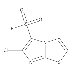6-Chloroimidazo[2,1-b][1,3]thiazole-5-sulfonyl fluoride结构式