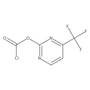 4-(Trifluoromethyl)pyrimidin-2-yl chloroformate结构式