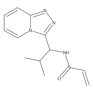 N-[2-Methyl-1-([1,2,4]triazolo[4,3-a]pyridin-3-yl)propyl]prop-2-enamide Structure