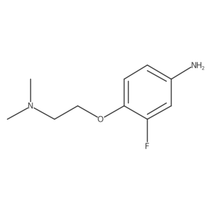4-[2-(Dimethylamino)ethoxy]-3-fluoroaniline Structure