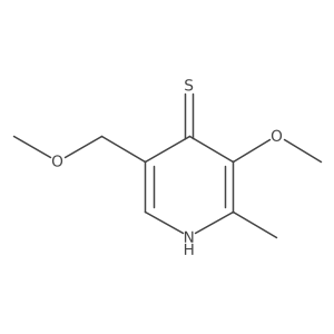 3-Methoxy-5-(methoxymethyl)-2-methylpyridine-4-thiol结构式