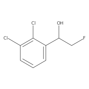 1-(2,3-Dichlorophenyl)-2-fluoroethan-1-ol结构式