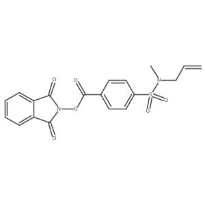 1,3-dioxo-2,3-dihydro-1H-isoindol-2-yl 4-[methyl(prop-2-en-1-yl)sulfamoyl]benzoate Structure