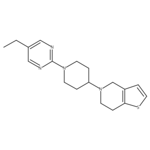 5-ethyl-2-(4-{4H,5H,6H,7H-thieno[3,2-c]pyridin-5-yl}piperidin-1-yl)pyrimidine Structure