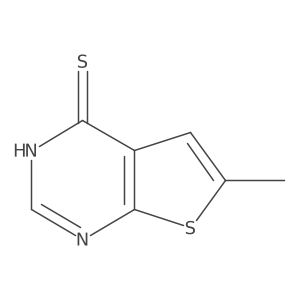 6-Methylthieno[2,3-d]pyrimidine-4-thiol Structure