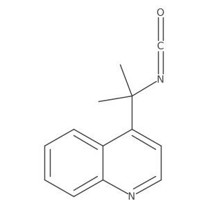 4-(2-Isocyanatopropan-2-yl)quinoline结构式