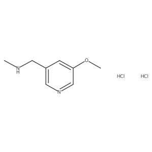 [(5-Methoxypyridin-3-yl)methyl](methyl)amine dihydrochloride Structure