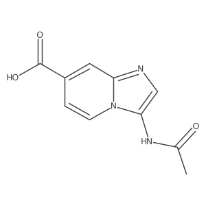 3-Acetamidoimidazo[1,2-a]pyridine-7-carboxylic acid Structure