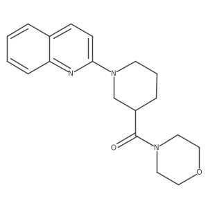2-[3-(Morpholine-4-carbonyl)piperidin-1-yl]quinoline Structure