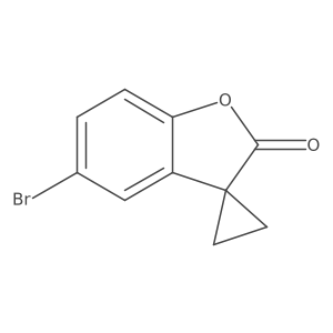 5-Bromo-2H-spiro[benzofuran-3,1'-cyclopropan]-2-one结构式