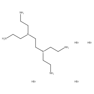 N1,N1'-(Ethane-1,2-diyl)bis(N1-(2-aminoethyl)ethane-1,2-diamine) tetrahydrobromide结构式