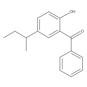2-Benzoyl-4-(butan-2-yl)phenol结构式