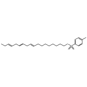 9,12,15-Octadecatrien-1-ol, 1-(4-methylbenzenesulfonate), (9Z,12Z,15Z)-结构式