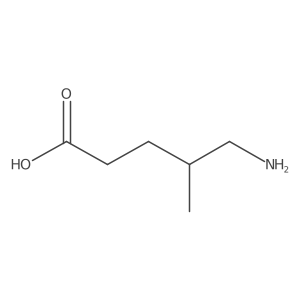 5-Amino-4-methylpentanoic acid Structure