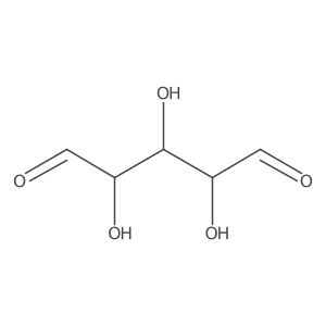 2,3,4-Trihydroxypentanedial Structure