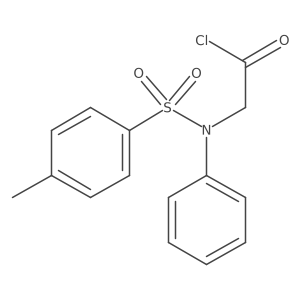 Acetyl chloride, [[(4-methylphenyl)sulfonyl]phenylamino]- Structure
