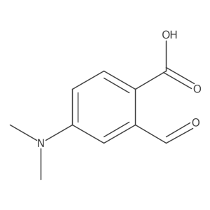 4-(Dimethylamino)-2-formylbenzoic acid Structure