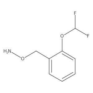 O-[[2-(difluoromethoxy)phenyl]methyl]hydroxylamine结构式