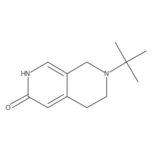 7-(Tert-butyl)-5,6,7,8-tetrahydro-2,7-naphthyridin-3-OL Structure