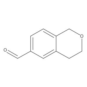 1H-2-Benzopyran-6-carboxaldehyde, 3,4-dihydro- Structure