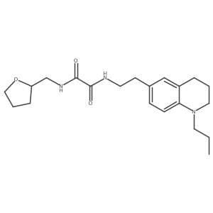 N-[(oxolan-2-yl)methyl]-N'-[2-(1-propyl-1,2,3,4-tetrahydroquinolin-6-yl)ethyl]ethanediamide Structure