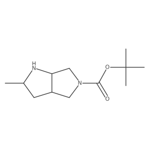 Tert-butyl 2-methylhexahydropyrrolo[3,4-B]pyrrole-5(1H)-carboxylate Structure