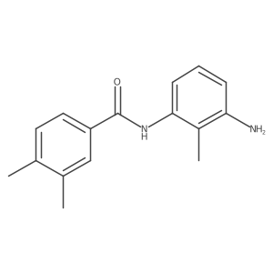 N-(3-Amino-2-methylphenyl)-3,4-dimethylbenzamide结构式