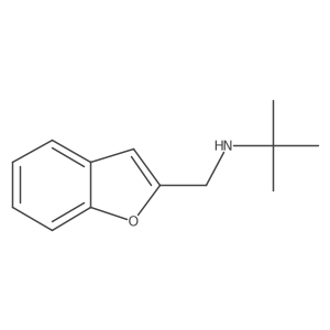 (1-Benzofuran-2-ylmethyl)(tert-butyl)amine结构式