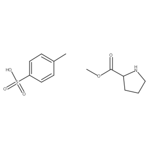 Methyl D-prolinate, 4-methylbenzenesulfonate salt结构式