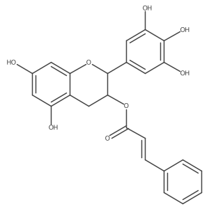 Epigallocatechin 3-O-cinnamate结构式
