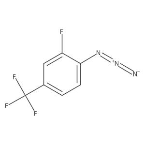 1-Azido-2-fluoro-4-trifluoromethyl-benzene Structure