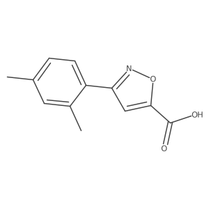 3-(2,4-Dimethylphenyl)-1,2-oxazole-5-carboxylic acid Structure