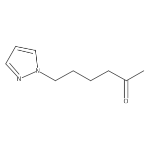 6-(1h-Pyrazol-1-yl)hexan-2-one结构式