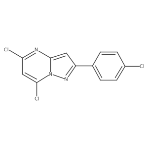 5,7-Dichloro-2-(4-chlorophenyl)-pyrazolo[1,5-a]pyrimidine Structure