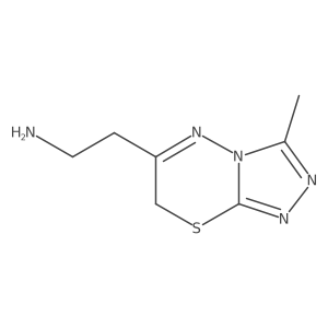 2-(3-Methyl-7H-[1,2,4]triazolo[3,4-b][1,3,4]thiadiazin-6-yl)ethan-1-amine Structure