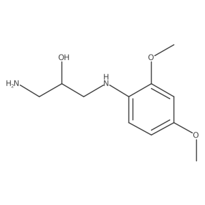 1-Amino-3-[(2,4-dimethoxyphenyl)amino]-2-propanol Structure