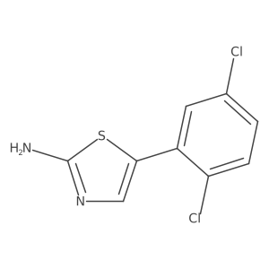 5-(2,5-Dichlorophenyl)thiazol-2-amine结构式