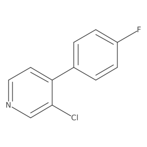 3-Chloro-4-(4-fluorophenyl)pyridine Structure