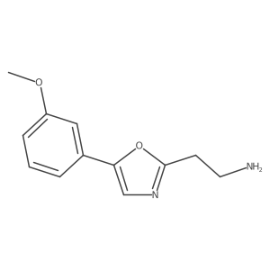 2-(5-(3-Methoxyphenyl)oxazol-2-yl)ethanamine结构式