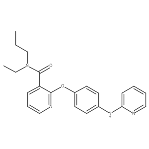 N-Ethyl-N-propyl-2-[4-(2-pyridinylamino)phenoxy]-3-pyridinecarboxamide Structure