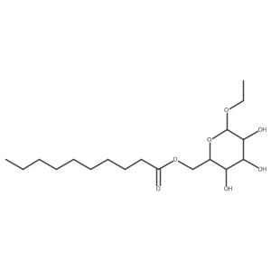 D-Glucopyranoside, ethyl, 6-decanoate结构式