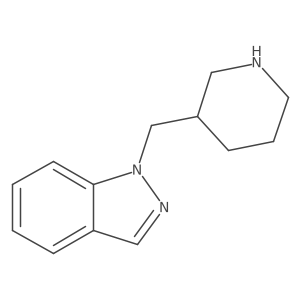 1-(Piperidin-3-ylmethyl)-1H-indazole Structure