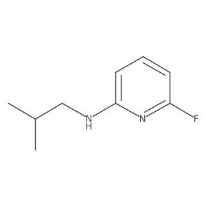 6-fluoro-N-(2-methylpropyl)pyridin-2-amine结构式
