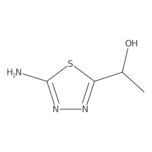 1-(5-Amino-1,3,4-thiadiazol-2-yl)ethan-1-ol Structure