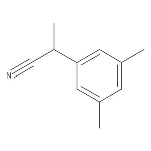 2-(3,5-Dimethylphenyl)propanenitrile Structure