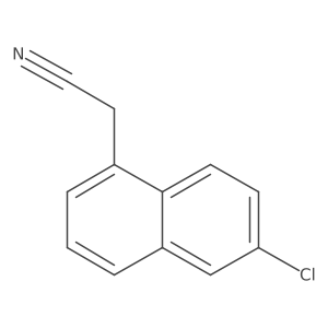 1-Naphthaleneacetonitrile, 6-chloro-结构式