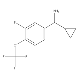 Benzenemethanamine, |A-cyclopropyl-3-fluoro-4-(trifluoromethoxy)-结构式