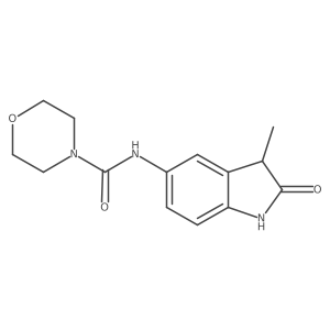N-(3-Methyl-2-oxoindolin-5-yl)morpholine-4-carboxamide Structure